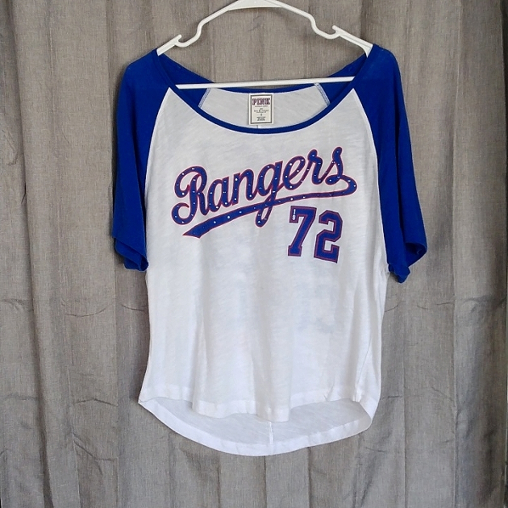 PINK Vintage styleVictoria's Secret jersey Rangers First Base Coach